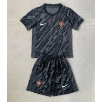 Camiseta Portugal Portero Segunda Equipación Replica Eurocopa 2024 para niños mangas cortas (+ Pantalones cortos)